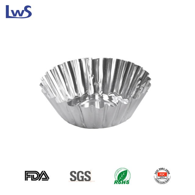 Disposable Tin Foil Egg Tart Cup LWS-TRF58 