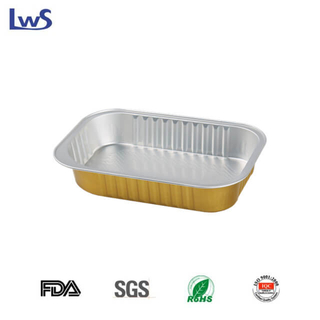 LWS-REC161A Rectangular coated aluminum foil container