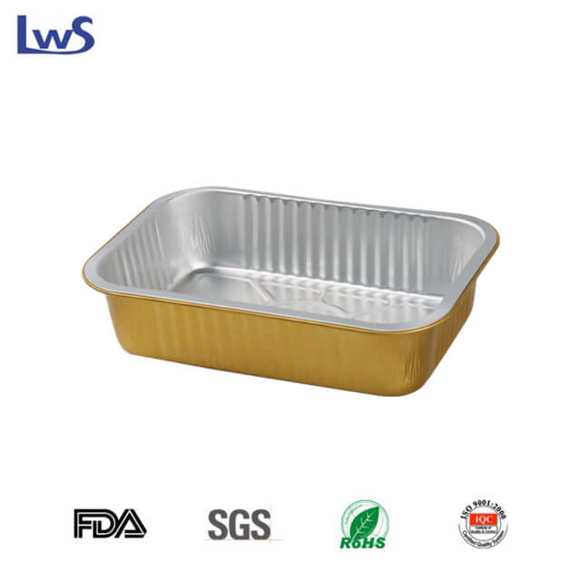 LWS-REC220 Coated smoothwall aluminum foil container